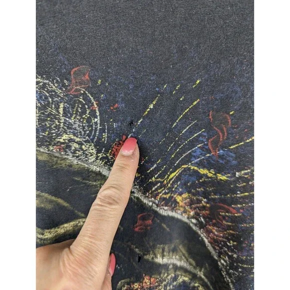 Miami Ink T Shirt XXL‎ Reaper Black Scythe Tattoo Art Cotton Soft - Picture 2 of 10